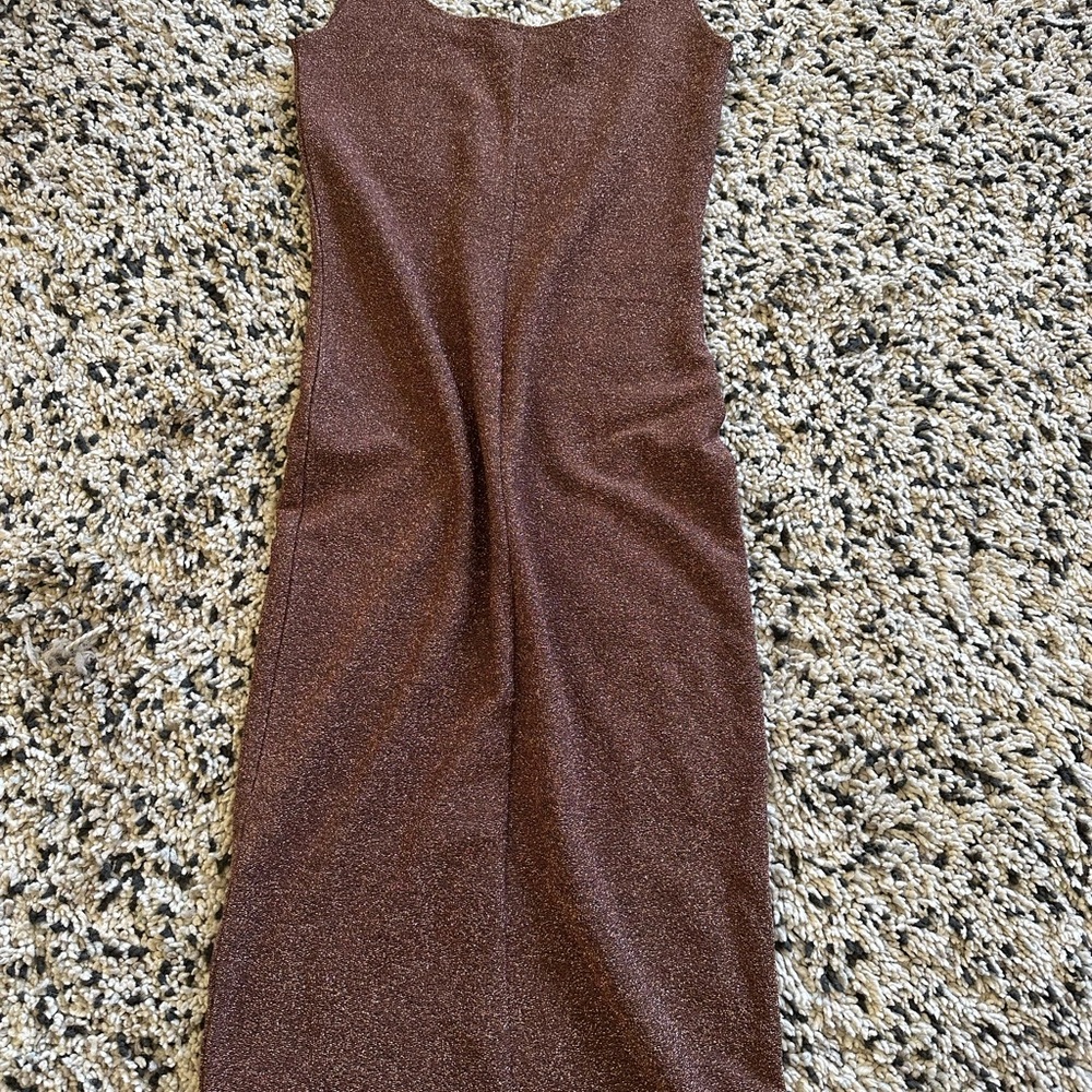 Forever 21 Brown Sheath Cocktail Dress